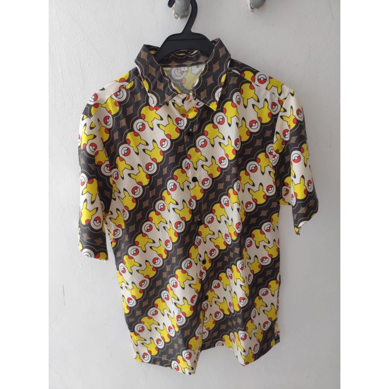 Kemeja Batik Pikachu Pokemon