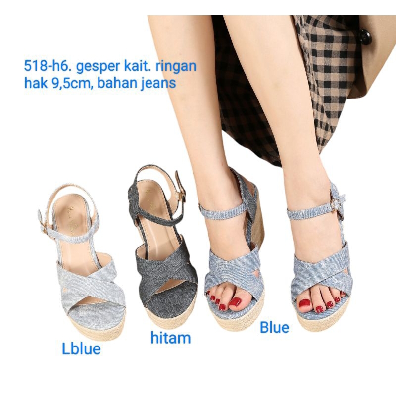 sandal tali wedges wanita sendal tali wedges wanita sendal wedges wanita sepatu wedges wanita sandal