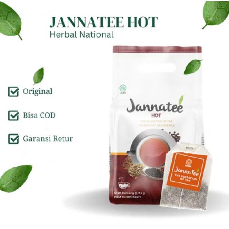 

JANNATEE HOT | Teh Untuk Pekerja Keras | HNI HPAI | BPOM