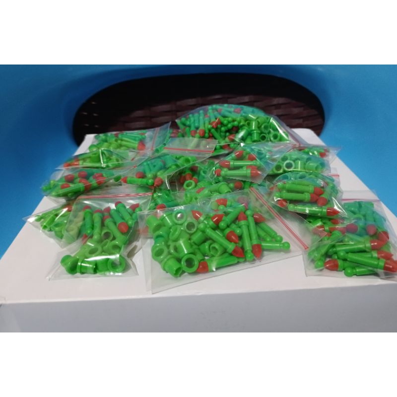 karet/seal dan pentil kop bekam/pack/bungkus tipe C refill kangzhu Premium & merah putih