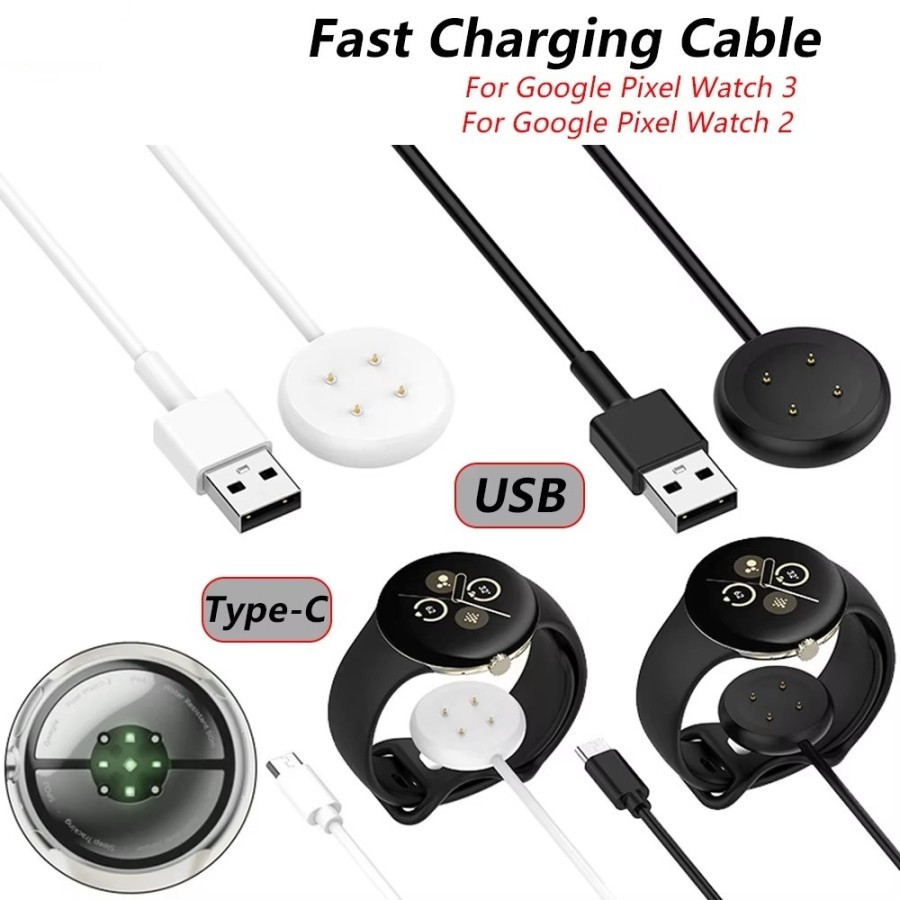 MD - Kabel USB Magnetic Charger for Google Pixel Watch 2 / Pixel Watch 3