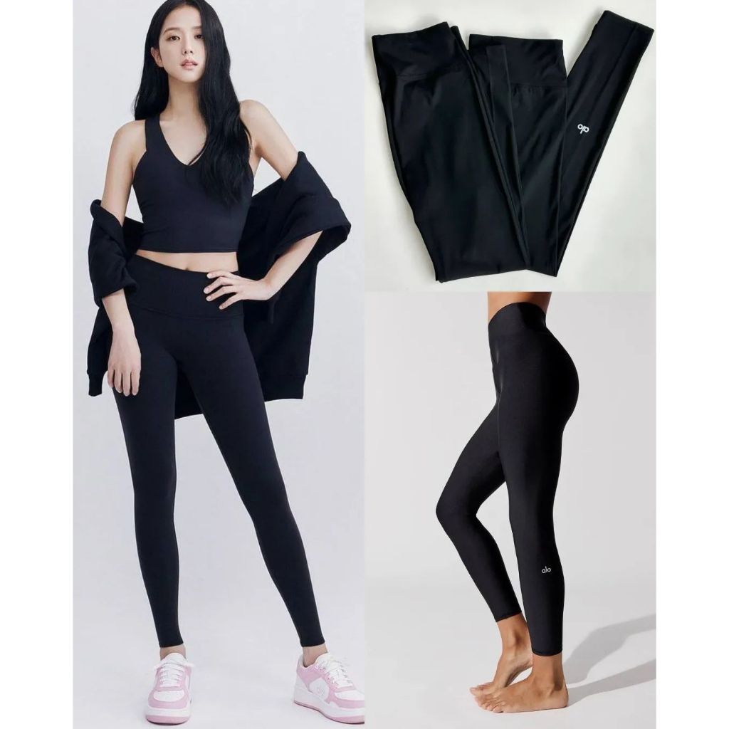 Celana Panjang Legging Wanita A.L.O x Jisso Basic Legging