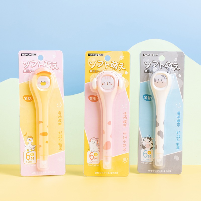 

Tip-X Tape Twingo Animal Zoo Pen Correction Tape Roll Tipe-X Penghapus Pulpen Tipex Kertas Tip-Ex Tipe X Pita