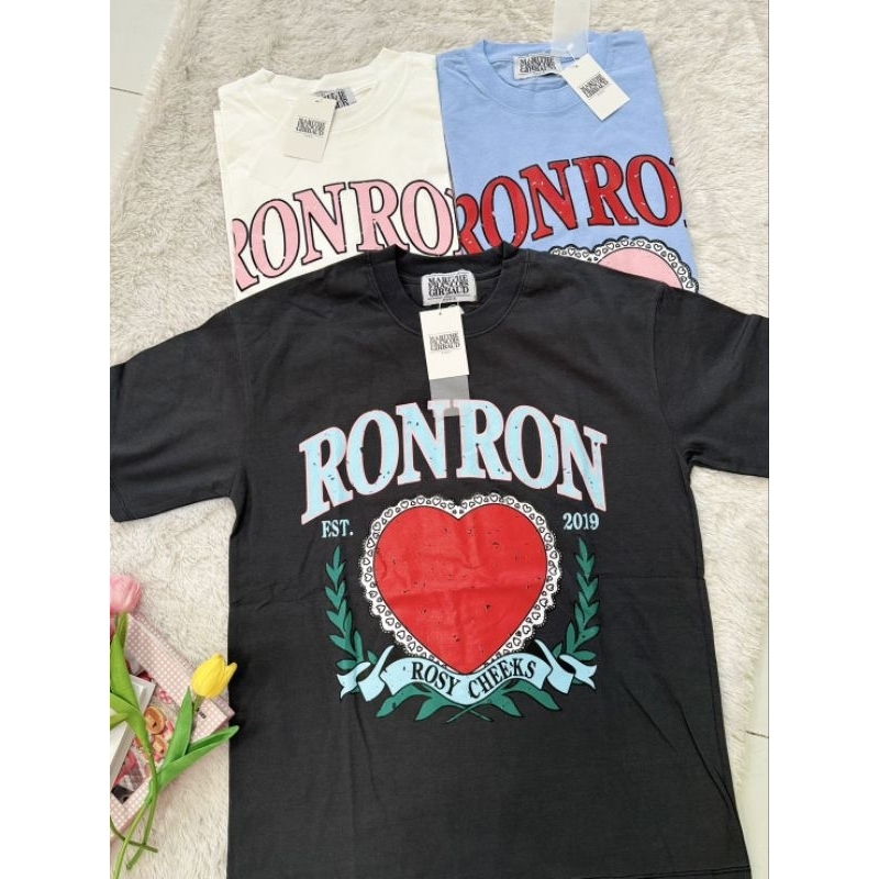 TERMURAH BAJU BANGKOK KAOS IMPORT RONRON HEART MERK FLOWER / BAJU BKK ORIGINAL FIRST HAND SUPPLIER /