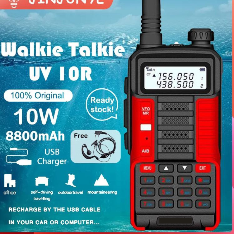 [PROMO] HT UV10r dual band UHF / VHF Garansi 1 Tahun Walkie Talke HT UV 10R Dual Band Handy Talky  U