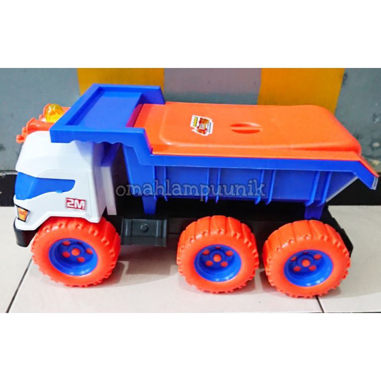 Baru Populer Mainan Mobil Truck Pasir Jumbo Bisa Di Duduki Truk Dump Pasir Besar Truk Pasir Jomplang