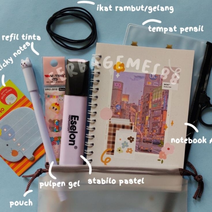 

Baru Viral serbagemes88 PART 2 PAKET ALAT TULIS 8IN1 STATIONERY SET ALAT TULIS SET STATIONERY SET