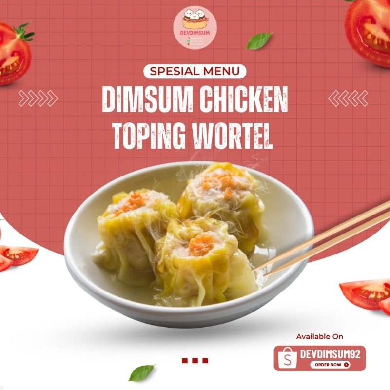

DEV DIMSUM isi 20 premium (toping wortel). INSTANT ONLY