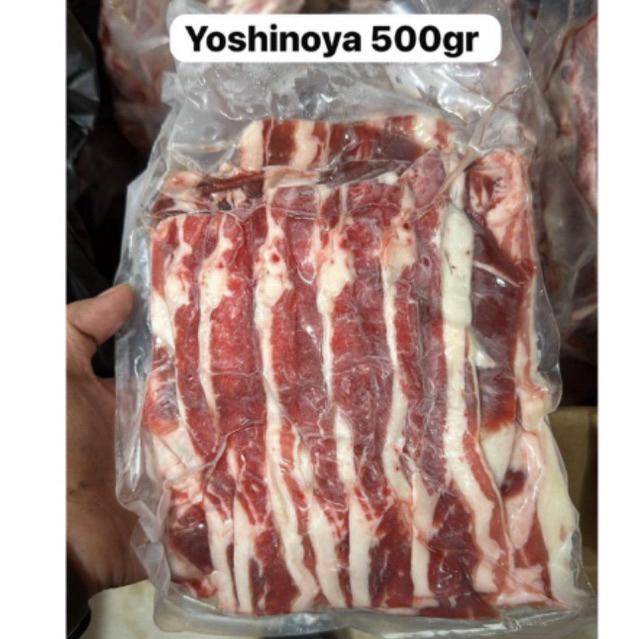 

Slice Yoshinoya kemasan vacum 500gr