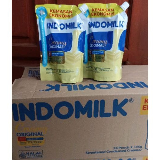 

INDOMILK REFIL KEMASAN 545g SUSU KENTAL MANIS