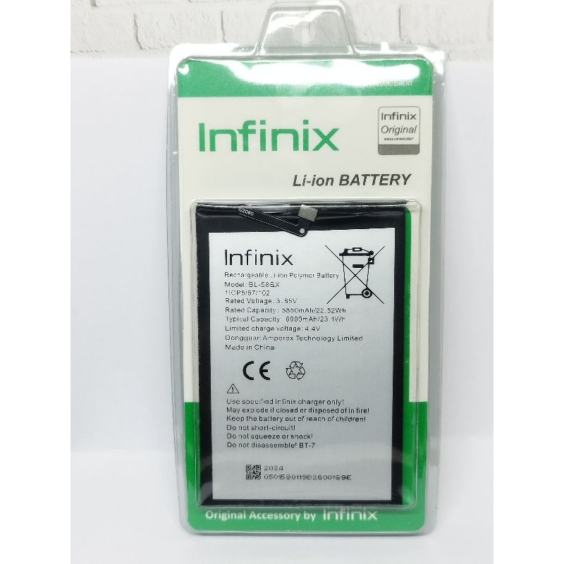 Baterai Battery Original Infinix Hot 9 Play/X680/Hot 10 Play/X688/X688B/Hot 11 Play / Hot 12 Play /H