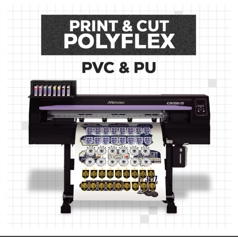 Cetak Sablon Printable Polyflex PVC & PU