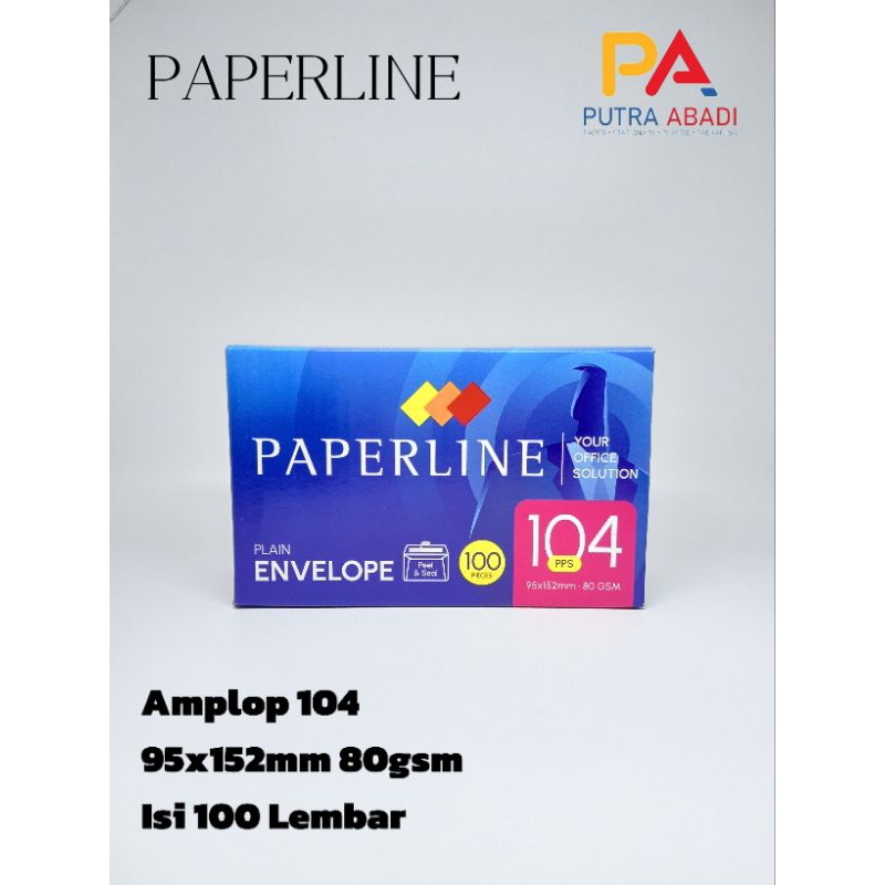 

Amplop Putih Paperline No 104