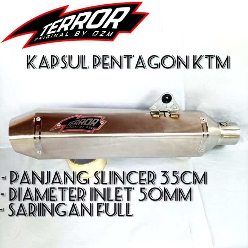 (COD) Slincer kapsul pentagon ktm series tlr sixtyday original terror exhaust