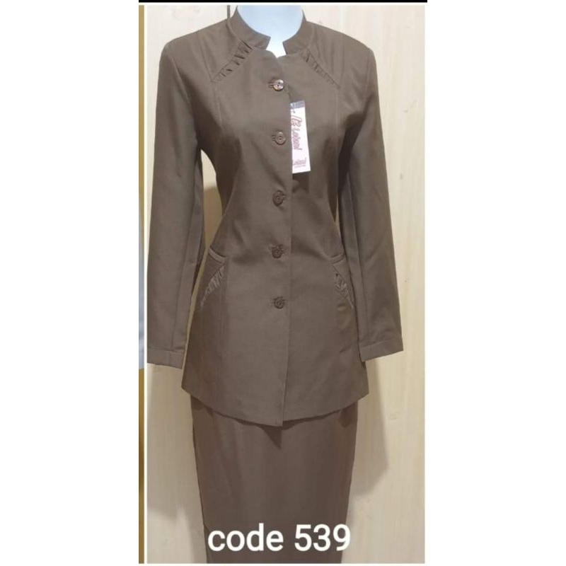 seragam wanita Pemda tua baju dinas ASN blazer lolani kode 539