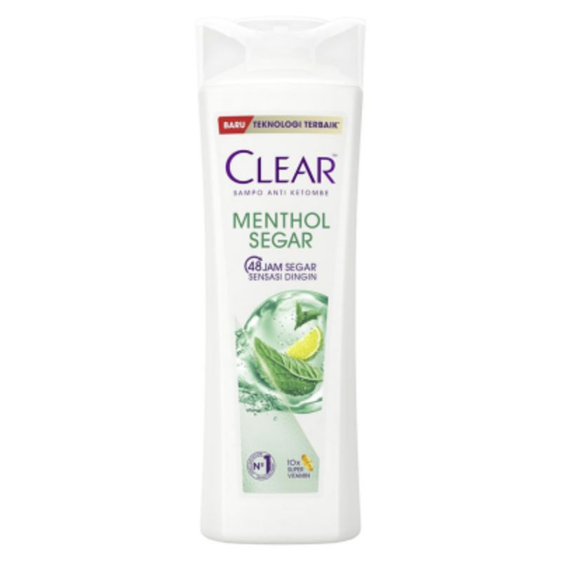 Clear Sampo Anti Ketombe Menthol Segar Botol 300 ml