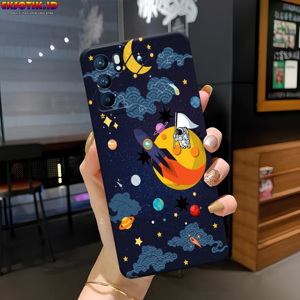 Case Oppo Reno 6 5G - Casing Oppo Reno 6 5G  - Fashion Case - Silikon Oppo Reno 6 5G  - Motif Keren 
