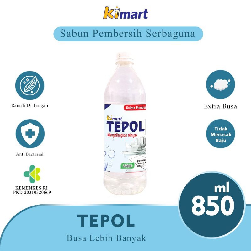 Teepol 850ml Cairan Pembersih Serbaguna Teepol Pembersih Minyak Detergen Bibit Sabun