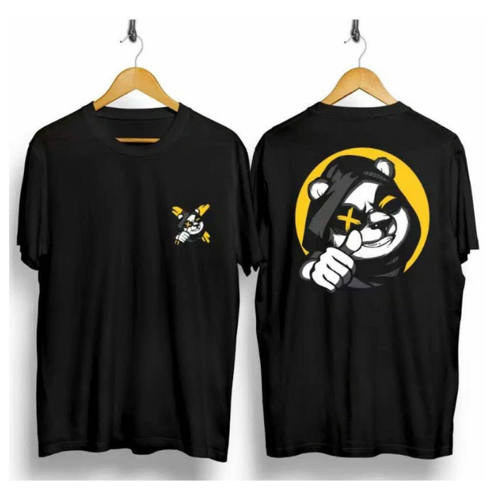 Kaos Panda Jempol | Kaos Panda OKE | Kaos Distro combed 24s