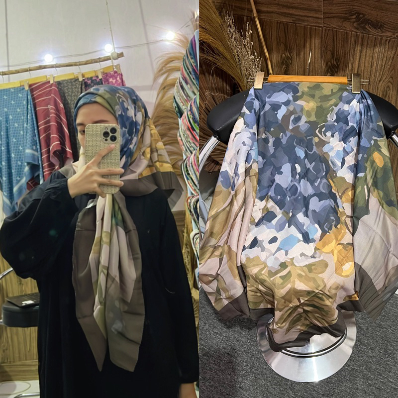 HIJAB VOAL MOTIF TERBARU/MOTIF (BHOP) /HIJAB VOAL MOTIF SEGI EMPAT/HIJAB SEGI EMPAT VOAL MOTIF TERBA