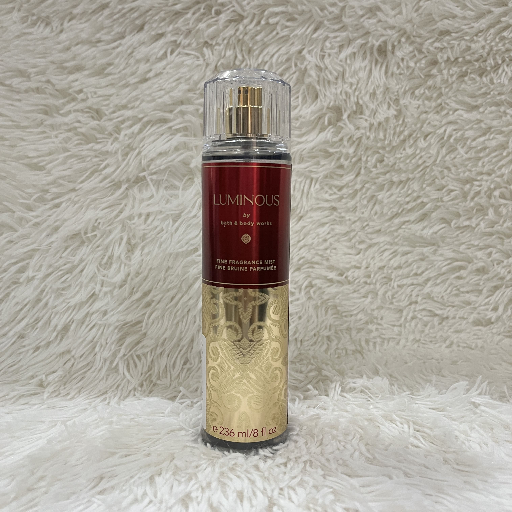 SALE BBW Bath and Body Works Body Mist Parfum Fine Fragrance Mist 236 ml Luminous