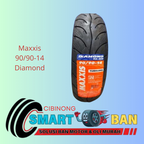 Ban Belakang Maxxis Diamond Motor Yamaha Fino 90/90 Ring 14