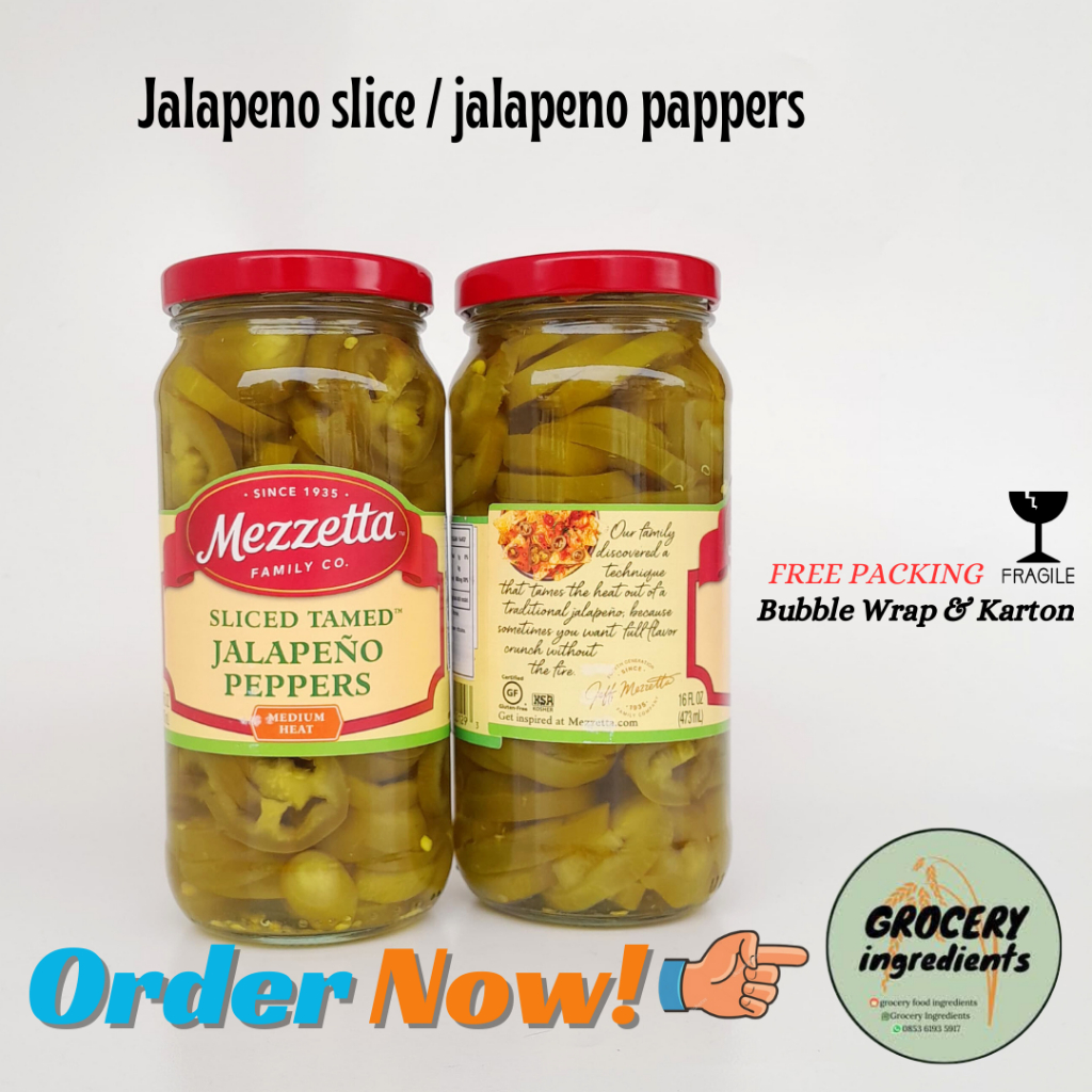 

Jalapeno slice 473ml / jalapeno pappers
