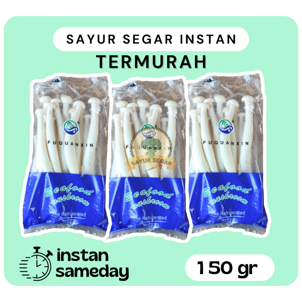 

Seafood Mushrom 150gr / Jamur Snow White / Jamur Segar