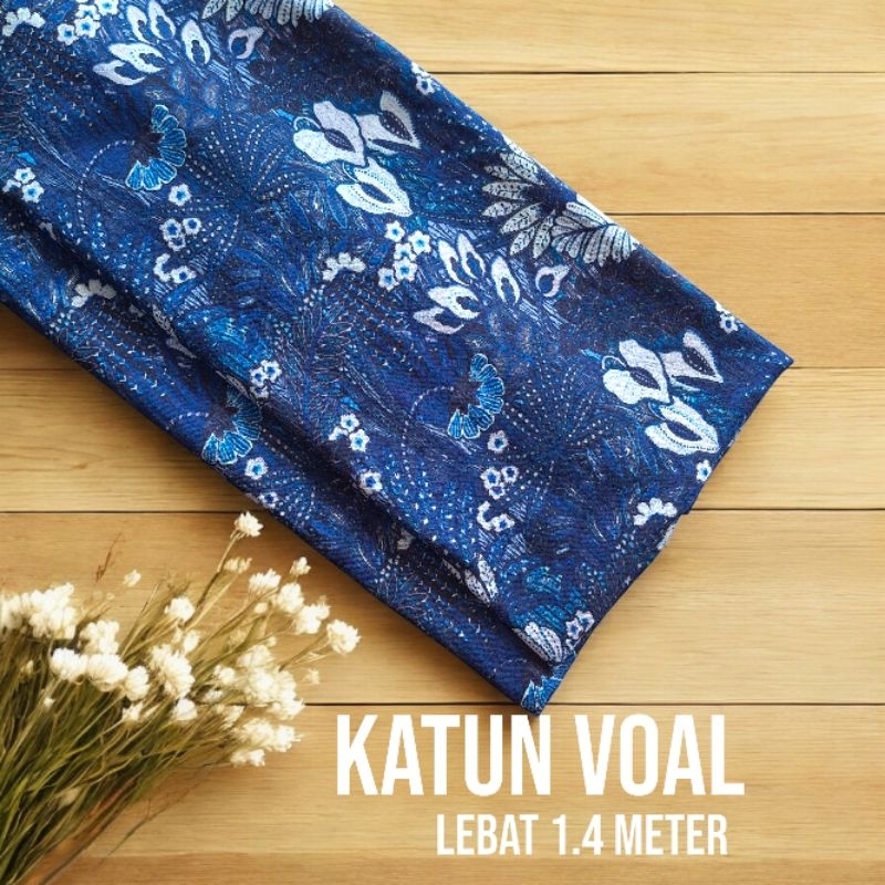 kain katun voal motif etnik