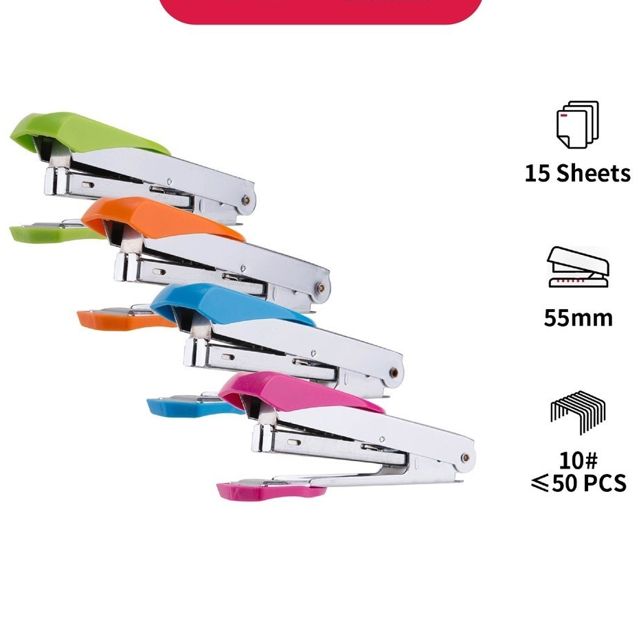 

Deli Stapler 15 Sheets E0260 desain pegangan ergonomis hingga 20,000 kali pemakaian