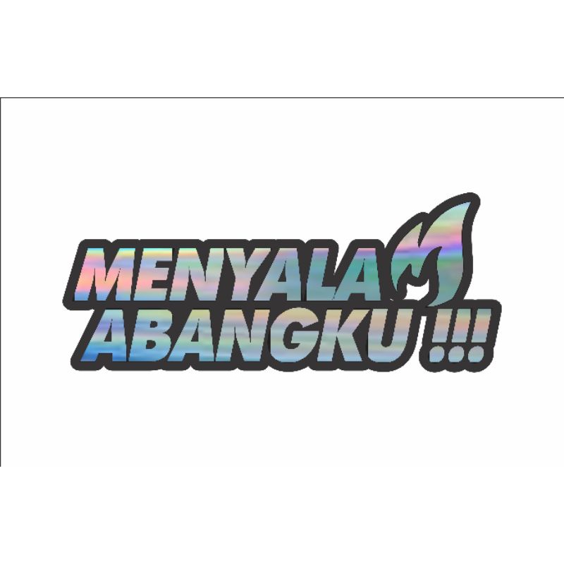 

stiker menyala abangku sticker cutting menyala abangku stiker viral