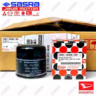 Oil Filter ORI Avanza/Xenia/Veloz 2015+|Agya/Ayla|Calya/Sigra|Rush/Terios F800|Raize/Rocky Daihatsu Genuine Parts DHS.15601-BZ030-001 Saringan Oli