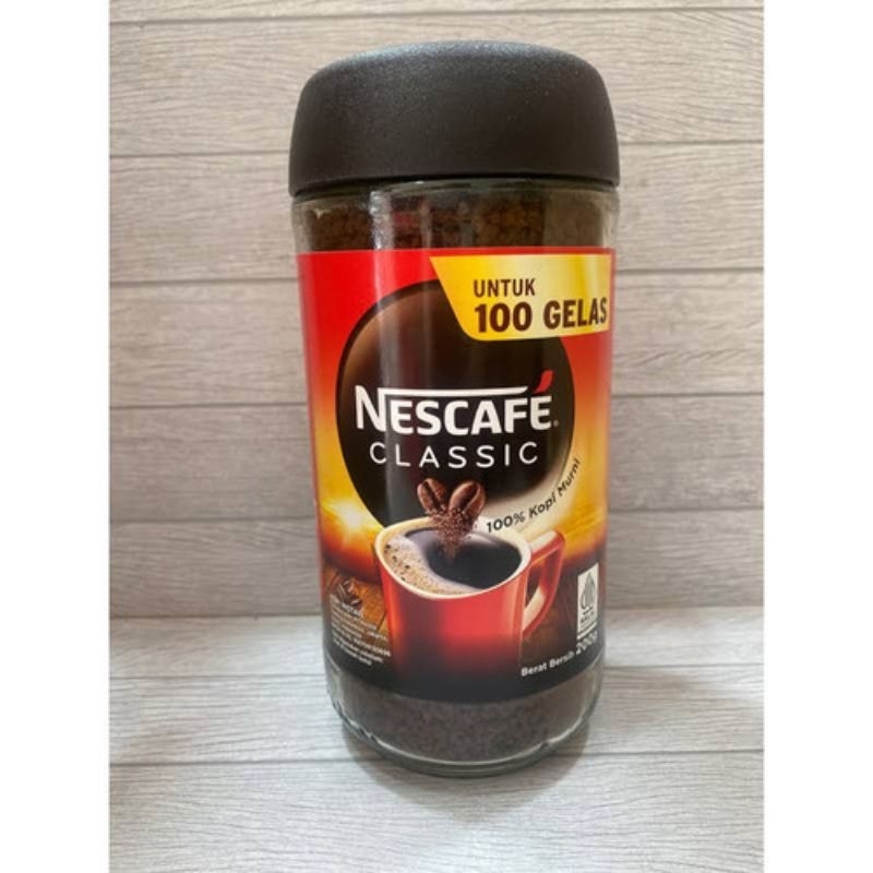 

nescafe classic 200 gr 100% kopi murni