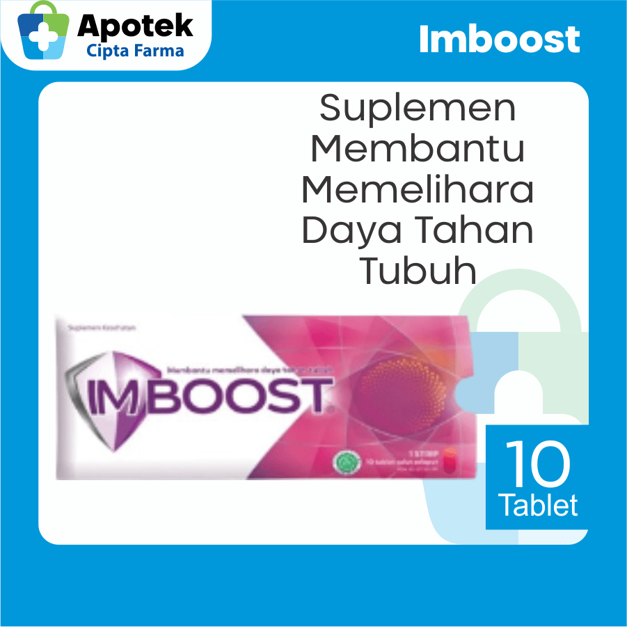 Imboost Imbost Tablet Vitamin Imboost Daya Tahan Tubuh Suplemen Daya Tahan Tubuh Suplemen Kesehatan 