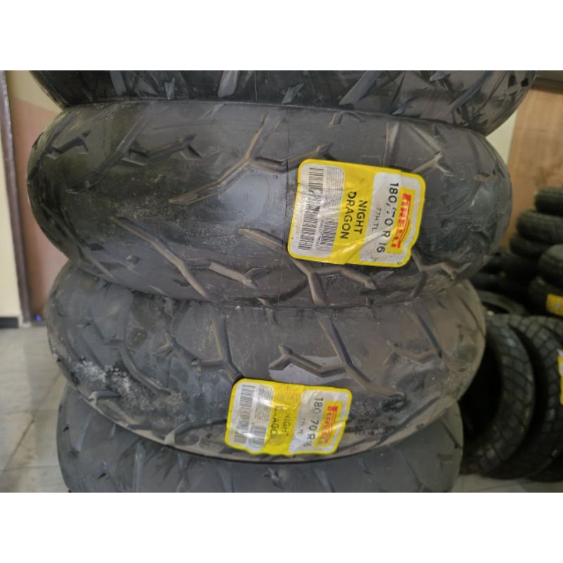 PROMO NOS BAN PIRELLI 180/70-16 NIGHT DRAGON TUBELESS 180 70 RING 16 CUCI GUDANG BARU STOK LAMA