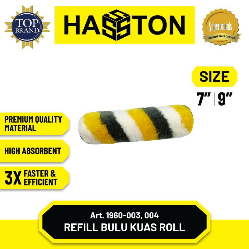 Hasston Refill Bulu Kuas Rol / Bulu Cat Tembok (1960)