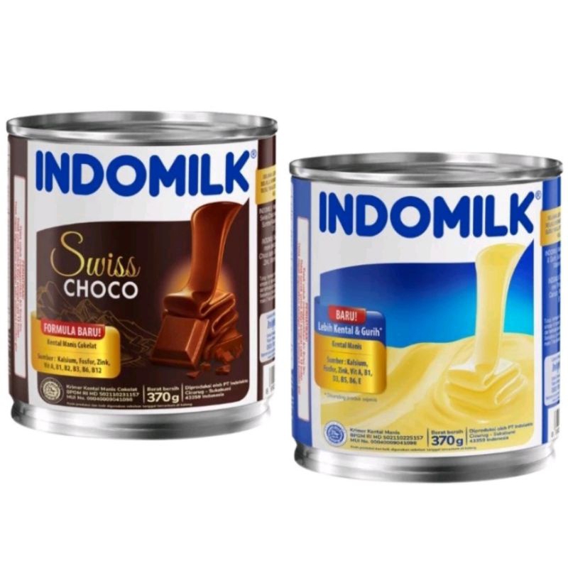 

Indomilk Susu Kental Manis Cokelat Putih 370 gram