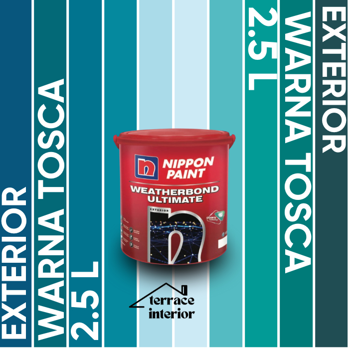 Cat Tembok Nippon Paint Ultimate warna Tosca Ukuran 2.5 L