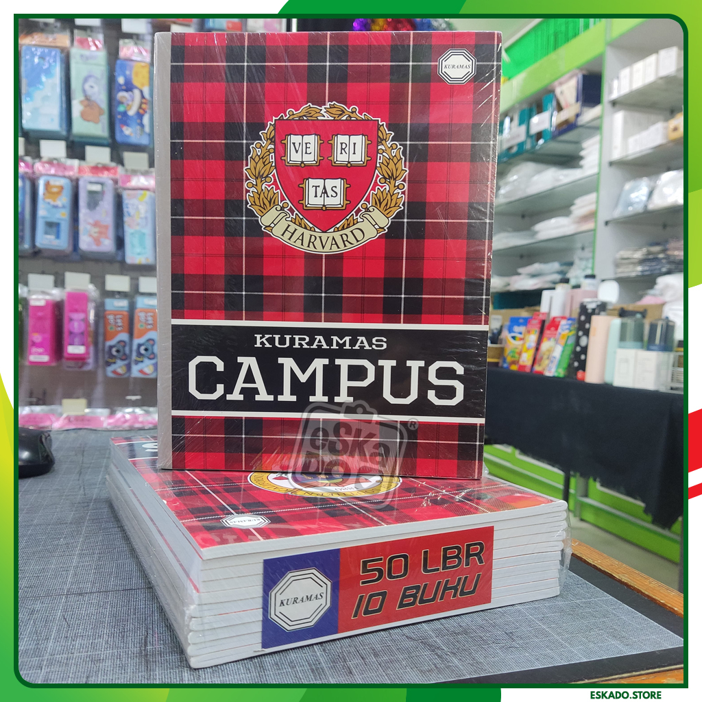 

Buku Tulis Kuramas Boxy / Buku Tulis Campus Kuramas ( 50 Lembar )