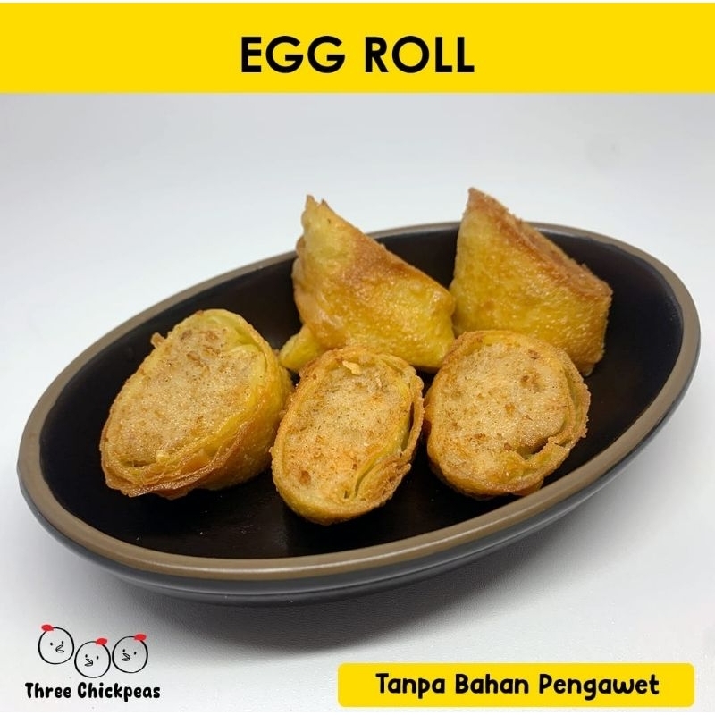 

EGG ROLL FROZEN THREE CHICKPEAS TANPA PENGAWET
