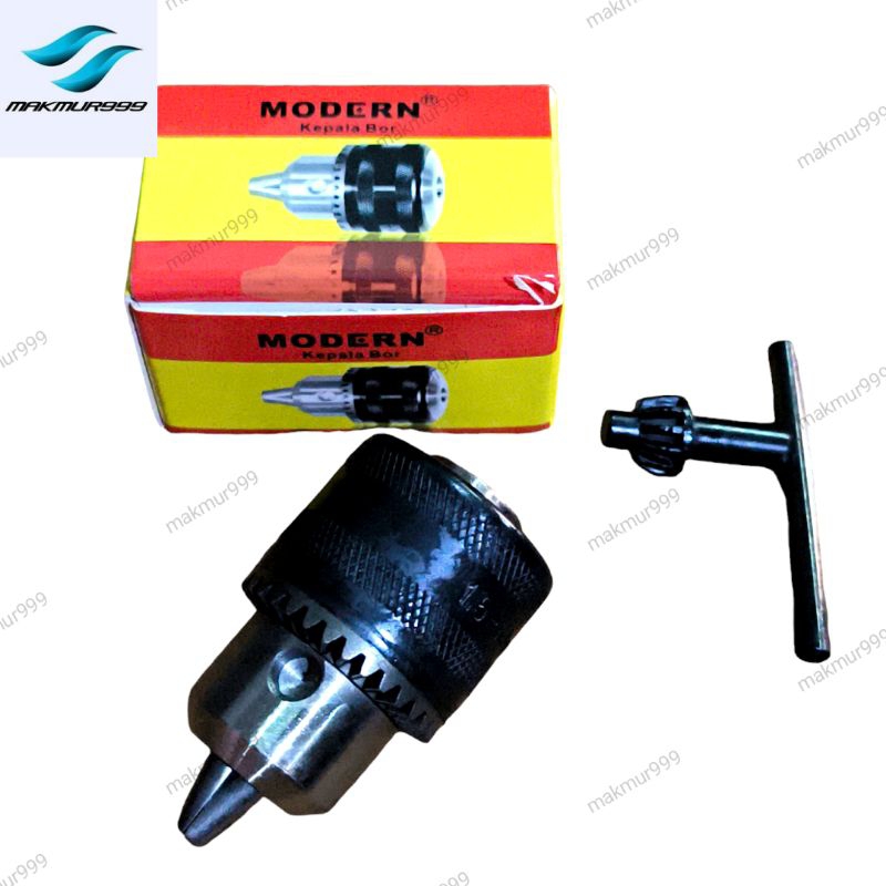 kepala bor 10 mm modern 1 set dengan kunci bor 10mm
