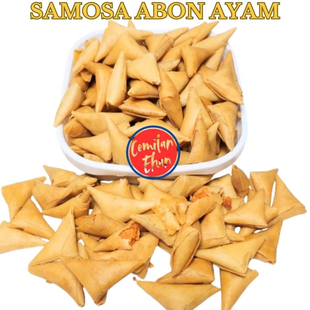 

RB Kue Samosa Abon Ayam Pedas Manis Sarikaya Murah Grosir 250 Gr