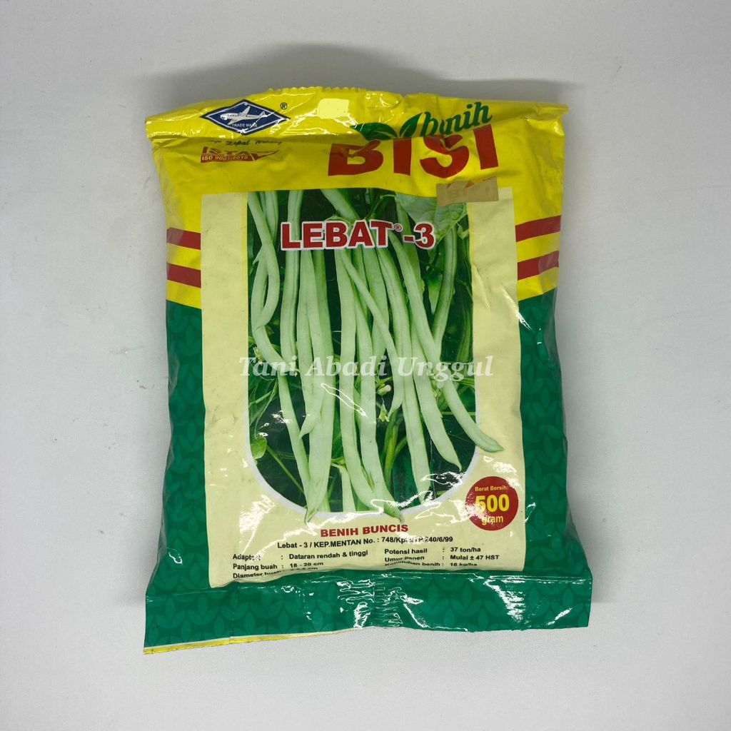 Benih Buncis Unggul LEBAT-3 500 gr