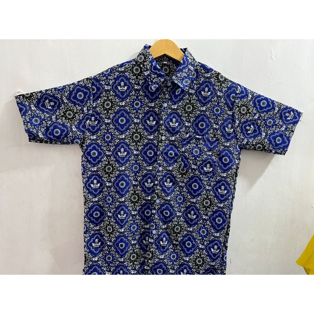 seragam anak sekolah batik smp nasional tangan pendek