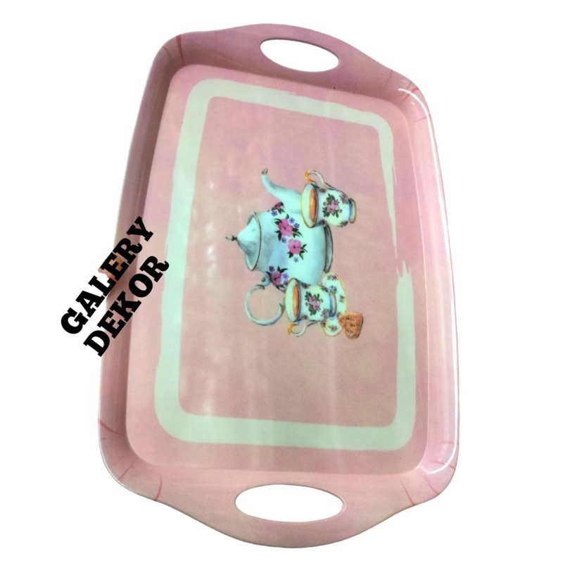 NAMPAN MELAMIN  ORI TEBAL VINTAGE PINK/NAMPAN MELAMIN SHABBY PINK PREMIUM
