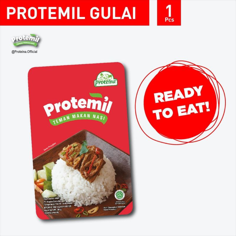 

cemilan protemil rasa original / camilan nabati ready to eat by proteina