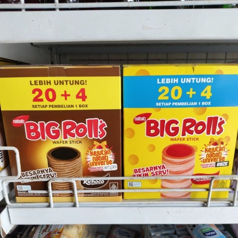 

Big rolls 20+4 Nabati chocolate keju chesee
