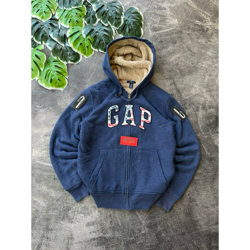 ZIP HOODIE GAP AMERIKA FULL SERPA ORIGINAL