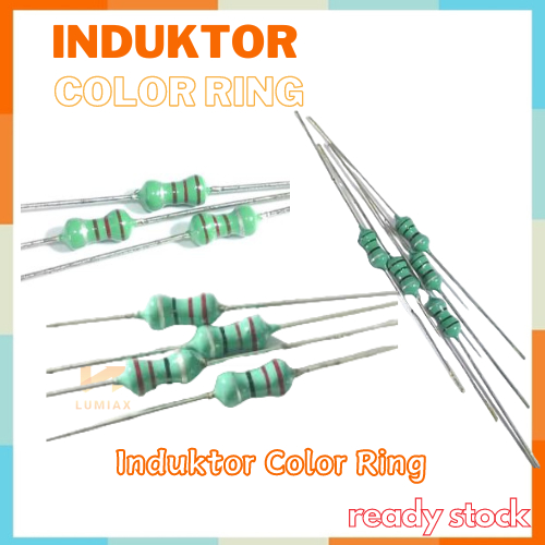 Induktor Color Ring    1/4 watt 10uh    1/2 watt 10uh   1/2 watt 22uh