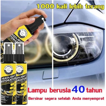Pengkilap Mika Lampu / Pembersih Kaca Lampu Mobil Kusam / Headlight Restored